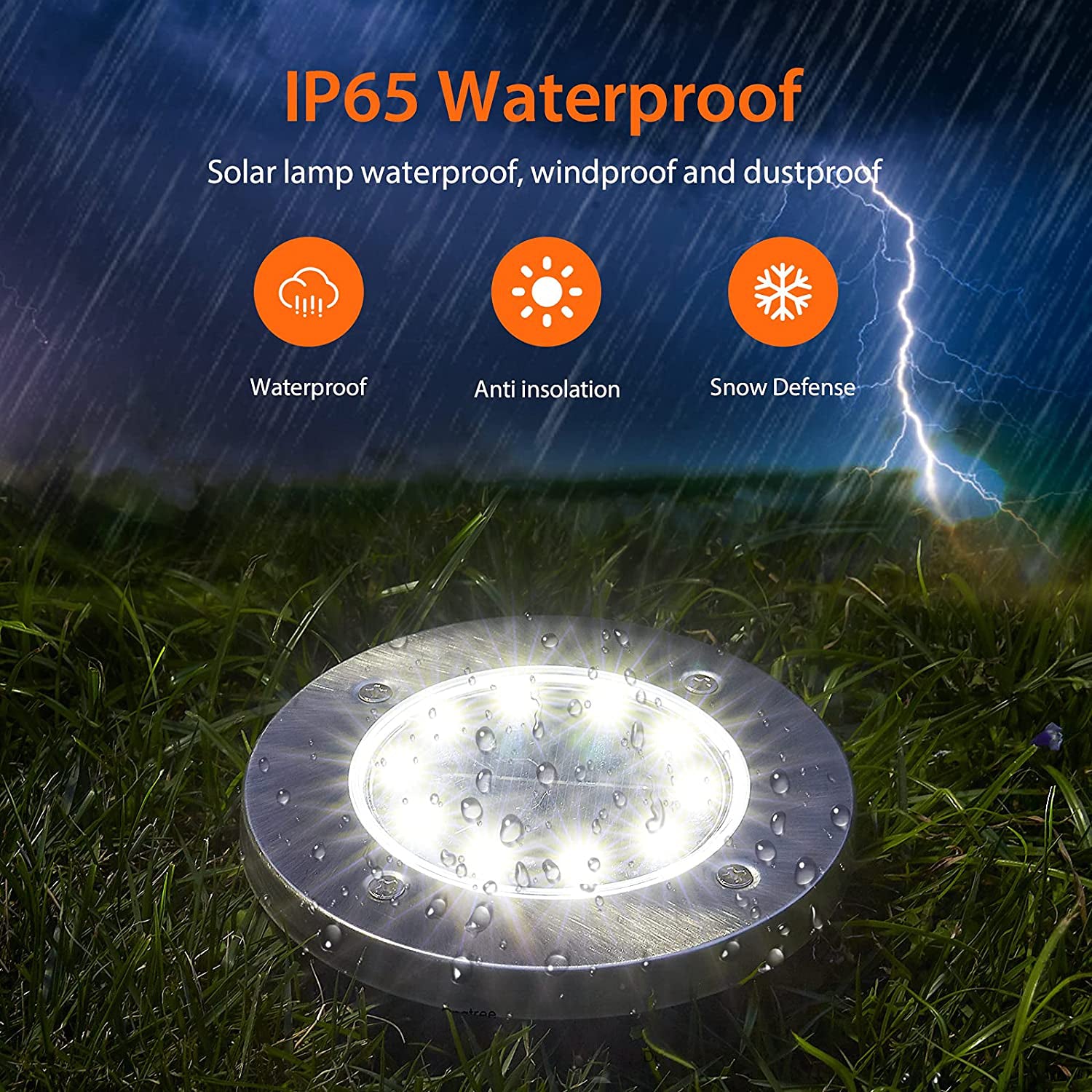 Luces Solares De Suelo, 10 Luces Led Solares Para Jardin Mejoradas Pasarela ...