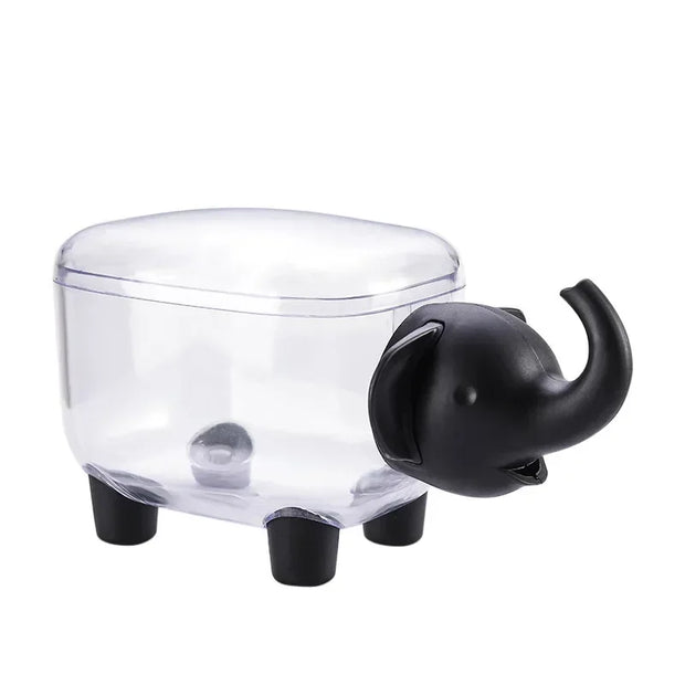 Sheep Storage Box Creative Mini Plastic Container Cotton Swab Storage Jewelry Box Household Dust-Proof Desktop Makeup Organizer