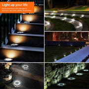 Luces Solares De Suelo, 10 Luces Led Solares Para Jardin Mejoradas Pasarela ...
