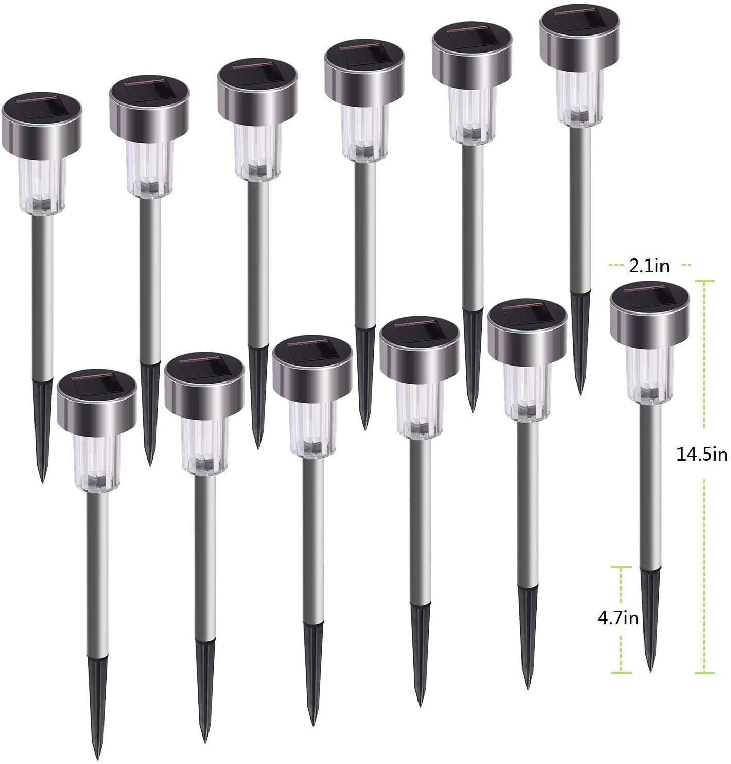 Lamparas Luces LED Solares De Antorcha Para Paisaje Exterior Jardin Impermeable