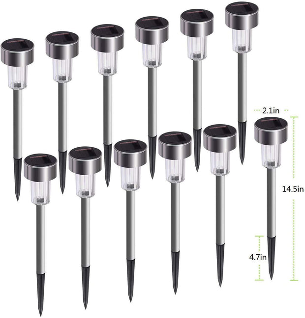 Lamparas Luces LED Solares De Antorcha Para Paisaje Exterior Jardin Impermeable