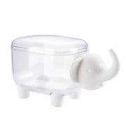Sheep Storage Box Creative Mini Plastic Container Cotton Swab Storage Jewelry Box Household Dust-Proof Desktop Makeup Organizer