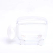 Sheep Storage Box Creative Mini Plastic Container Cotton Swab Storage Jewelry Box Household Dust-Proof Desktop Makeup Organizer